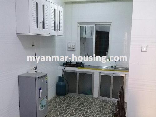 Myanmar real estate - for rent property - No.3448 - Complete furnished room for rent in Mya Yeik Condo. - View of Kitchen room