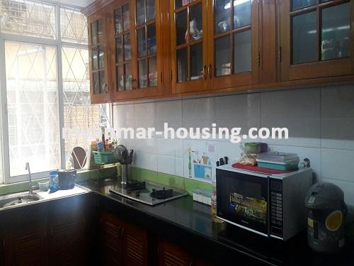 Myanmar real estate - for rent property - No.3477 - A good room for rent in La Mine Condo. - View of Kitchen room