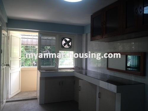 Myanmar real estate - for rent property - No.3486 - A good apartment for rent in Bahan Township. - View of Kitchen room