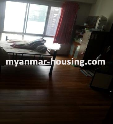 Myanmar real estate - for rent property - No.3487 - A Good Condo room for rent in GGV Condo. - View of the Bed room