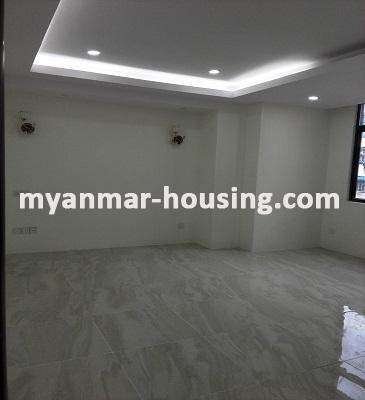 Myanmar real estate - for rent property - No.3541 - A Condominium apartment for rent in Hlaing Township. - View of the room