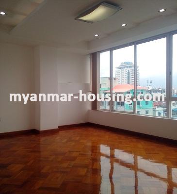 Myanmar real estate - for rent property - No.3570 - Excellent office room for rent in Pansodan Business Tower - View of the living room