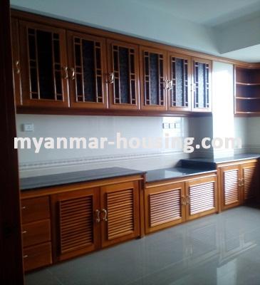 Myanmar real estate - for rent property - No.3570 - Excellent office room for rent in Pansodan Business Tower - View of the Kitchen room