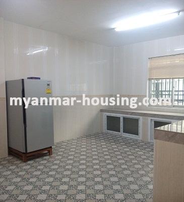 Myanmar real estate - for rent property - No.3582 - A nice room for rent in Yawmingyi Condo Dagon Township. - View of Kitchen room