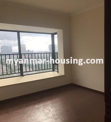 ミャンマー不動産 - 賃貸物件 - No.3587 - Well decorated room for rent in Golden City Condo - View of the Bed room