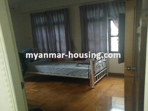 ミャンマー不動産 - 賃貸物件 - No.3591 - Condo room for rent in Yankin Township. - View of the Bed room