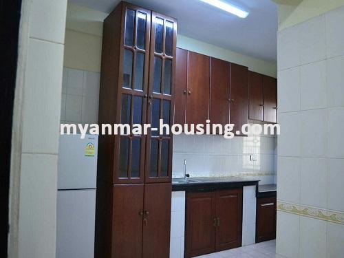 ミャンマー不動産 - 賃貸物件 - No.3608 - Office option in East Point Ocean Condo, Pazundaung! - kitchen room