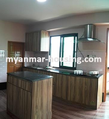 Myanmar real estate - for rent property - No.3622 - Highly decorated room for rent in Yankin Township. - View of Kitchen room