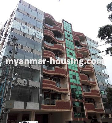 Myanmar real estate - for rent property - No.3622 - Highly decorated room for rent in Yankin Township. - View of the Building