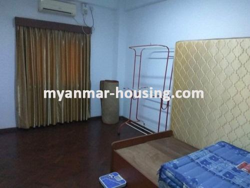 ミャンマー不動産 - 賃貸物件 - No.3643 - Condo room for rent in Shwe Chan Thar Condo, Tarmway! - Master bedroom