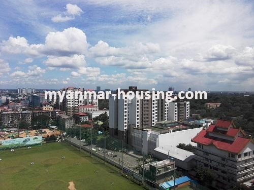 Myanmar real estate - for rent property - No.3649 - Standard Crystal Residence near Junction Square in Kamaryut! - Outside view