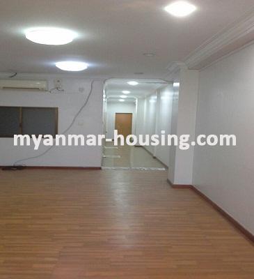 Myanmar real estate - for rent property - No.3658 -  Nice Condo room for rent in Lanmadaw Township - View of the living room