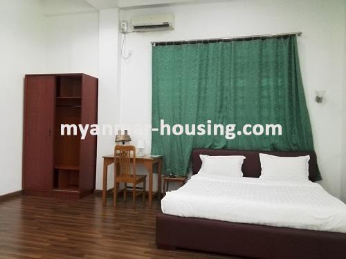 ミャンマー不動産 - 賃貸物件 - No.3669 - Condo room for rent in Kamaryut Township - View of the Bed room