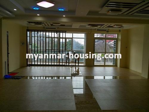 Myanmar real estate - for rent property - No.3673 - Good for office and Residential in Kyaukdadar Township. - View of the living room