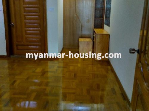 Myanmar real estate - for rent property - No.3673 - Good for office and Residential in Kyaukdadar Township. - view of the bed room