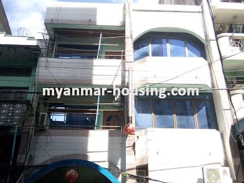 Myanmar real estate - for rent property - No.3683 - A house for rent in Lanmadaw! - building view