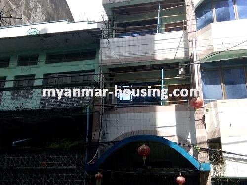 Myanmar real estate - for rent property - No.3683 - A house for rent in Lanmadaw! - building view