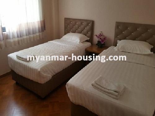 Myanmar real estate - for rent property - No.3744 - A Condo room for rent near 9 Mile, Myangone Towship. - View of the Bed room