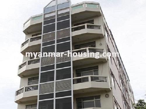 Myanmar real estate - for rent property - No.3744 - A Condo room for rent near 9 Mile, Myangone Towship. - View of the building