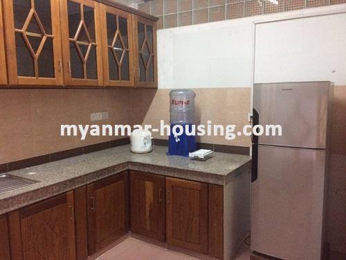 ミャンマー不動産 - 賃貸物件 - No.3764 - Good room for rent in Myay Nu Street, Sanchaung Township. - View of Kitchen room