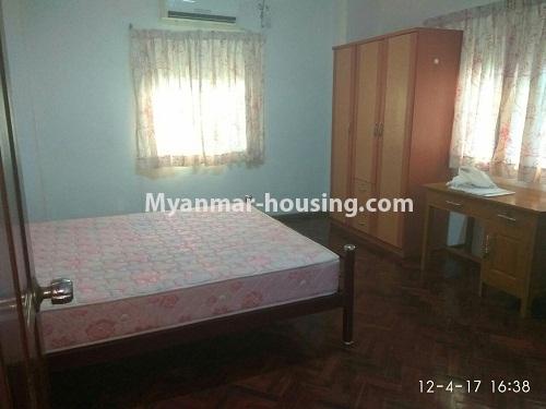 ミャンマー不動産 - 賃貸物件 - No.3796 - Good room for rent in Shwe Chan Thar Condo in Tarmway Township. - View of the Bed room