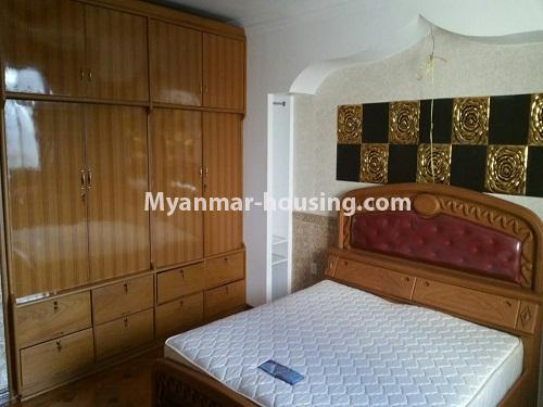 ミャンマー不動産 - 賃貸物件 - No.3797 - Good room for rent in Shwe Chan Thar Condo in Tarmway Township - View of the Bed room