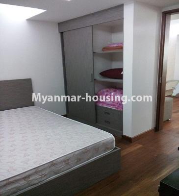 Myanmar real estate - for rent property - No.3810 - Good Room for rent in Royal Yawmingyi Condo. - View of the Bed room