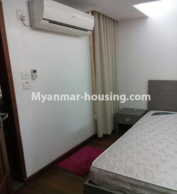 Myanmar real estate - for rent property - No.3810 - Good Room for rent in Royal Yawmingyi Condo. - View of the Bed room