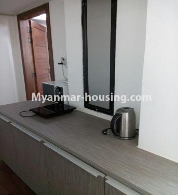 Myanmar real estate - for rent property - No.3810 - Good Room for rent in Royal Yawmingyi Condo. - View of Kitchen room