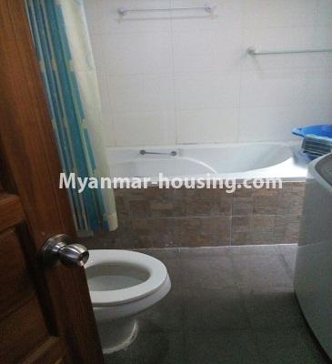 Myanmar real estate - for rent property - No.3810 - Good Room for rent in Royal Yawmingyi Condo. - View of Toilet 