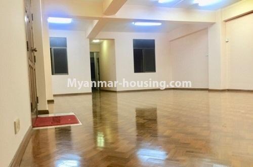 Myanmar real estate - for rent property - No.3813 - A Condo room for rent in Sanchaung Township. - View of the living room