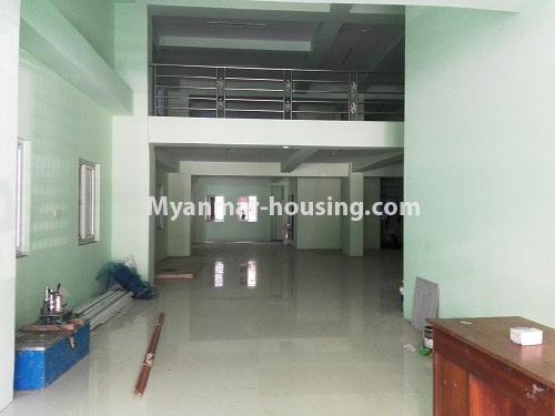 Myanmar real estate - for rent property - No.3814 - A Ground floor with Etthic for rent in Mingalar Taung Nyunt Township. - View of ground floor