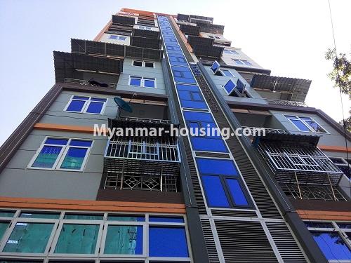 Myanmar real estate - for rent property - No.3814 - A Ground floor with Etthic for rent in Mingalar Taung Nyunt Township. - View of the building