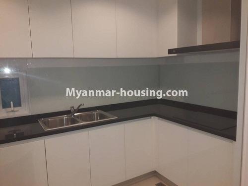 Myanmar real estate - for rent property - No.3830 - Well decorated room for rent in G.E.M.S Condo. - View of Kitchen room