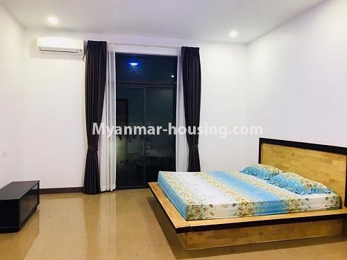 Myanmar real estate - for rent property - No.3837 - Ground floor landed house for rent in 9 Mile. - View of the bed room