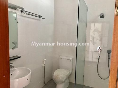 Myanmar real estate - for rent property - No.3837 - Ground floor landed house for rent in 9 Mile. - View of Toilet and Bathroom