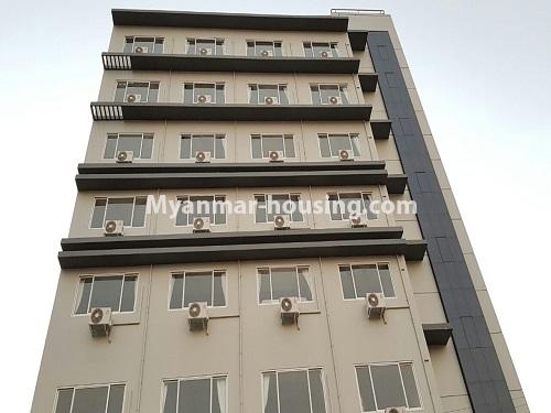 Myanmar real estate - for rent property - No.3840 - Condo room for rent in Mingalar Taung Nyunt! - building view