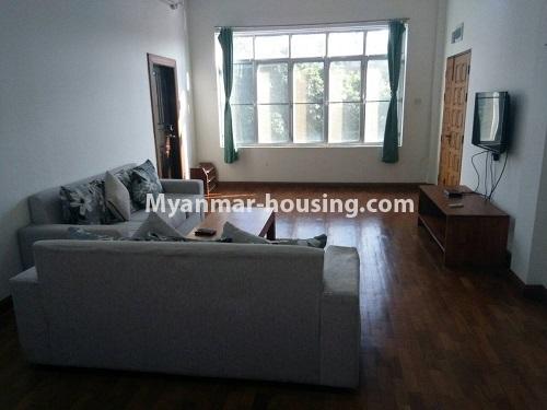 Myanmar real estate - for rent property - No.3840 - Condo room for rent in Mingalar Taung Nyunt! - another view of living room