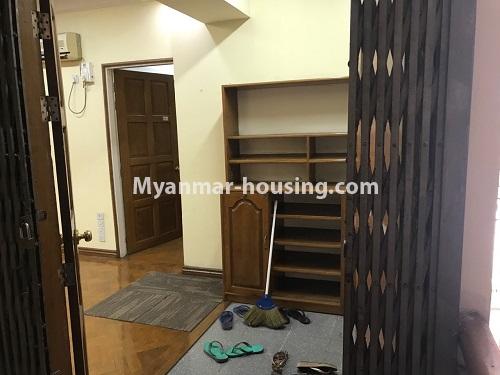 ミャンマー不動産 - 賃貸物件 - No.3841 - Condo room for rent in Pearl Condo, Bahan! - main door