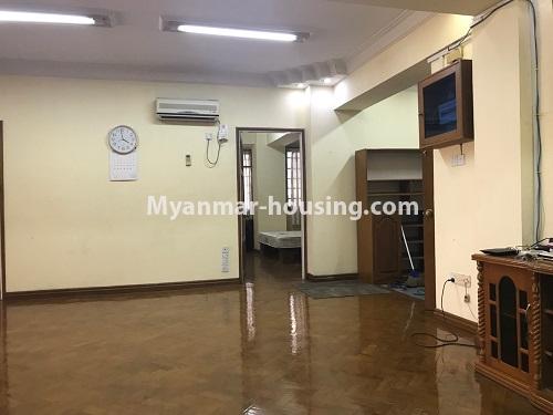 ミャンマー不動産 - 賃貸物件 - No.3841 - Condo room for rent in Pearl Condo, Bahan! - extra living room space