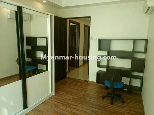 Myanmar real estate - for rent property - No.3843 - Condo room for rent in JL Inya Residence, Kamaryut. - bedroom view