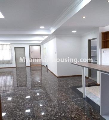 Myanmar real estate - for rent property - No.3866 - A Nice room for rent in Hlaing Township. - View of the living room