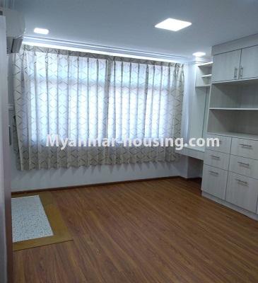 Myanmar real estate - for rent property - No.3866 - A Nice room for rent in Hlaing Township. - View of the bed room