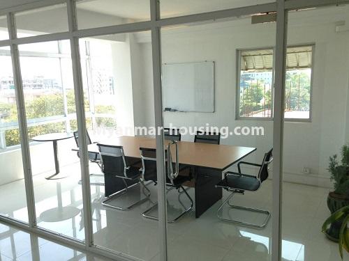 Myanmar real estate - for rent property - No.3879 - Good room for rent in Hninsi Condo. - View of the room