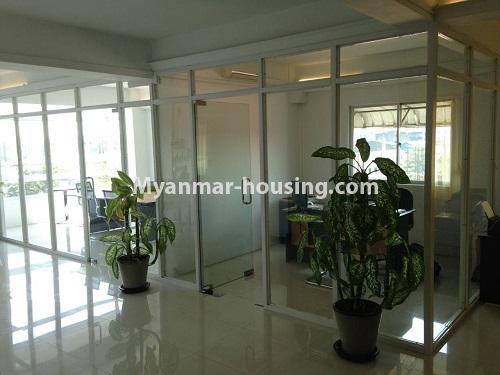 Myanmar real estate - for rent property - No.3879 - Good room for rent in Hninsi Condo. - View of the room