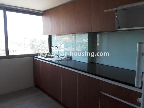 ミャンマー不動産 - 賃貸物件 - No.3881 - Good room in Done condo available now on rent. - View of Kitchen room