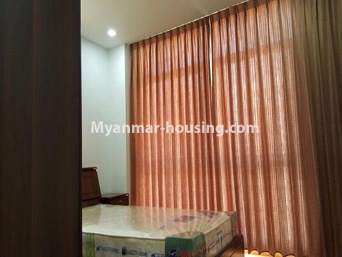 Myanmar real estate - for rent property - No.3892 - Standard decorated Condo room for rent in Star City.  - View of the Bed room