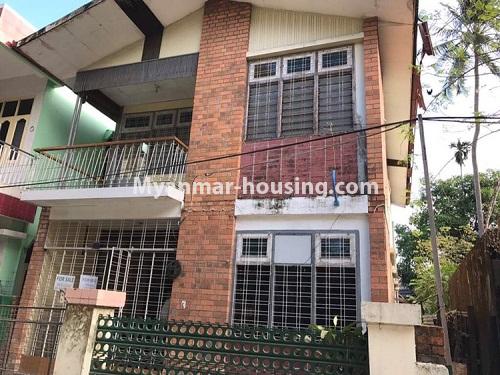 Myanmar real estate - for rent property - No.3894 - A Landed House for rent in Sanchaung Township. - View of the building