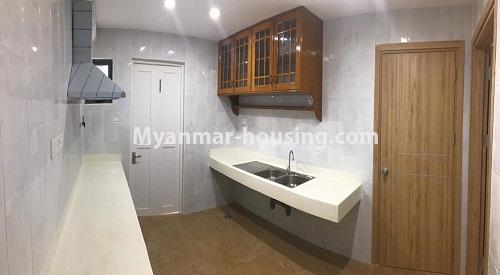 Myanmar real estate - for rent property - No.3895 - Nice room for rent in Hill Top Condo - View of the Kitchen room