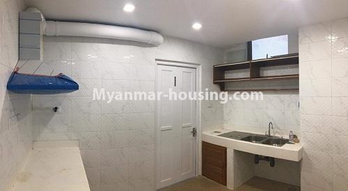 Myanmar real estate - for rent property - No.3896 - Good room for rent in Hill Top Condo. - View of Kitchen room